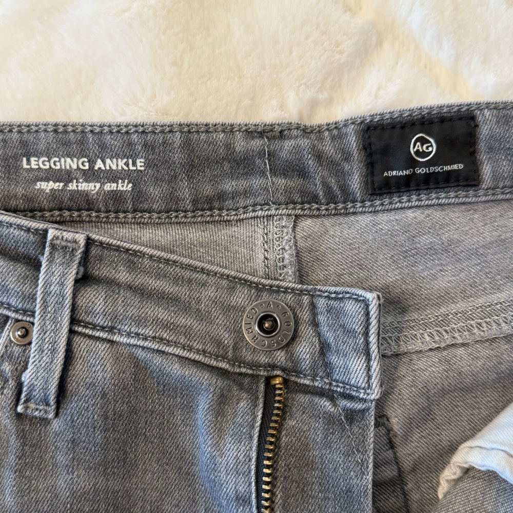 AG Adriano Goldschmied Gray Skinny Jeans - Legging Ankle - Picture 11 of 13